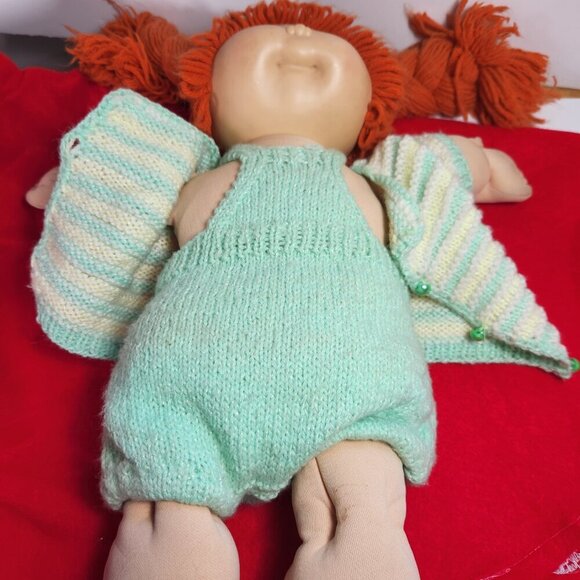 Vintage Cabbage Patch Girl Doll Red Yarn Hair Blue Eyes 1978 1983 OAA OK Factory - Picture 11 of 16